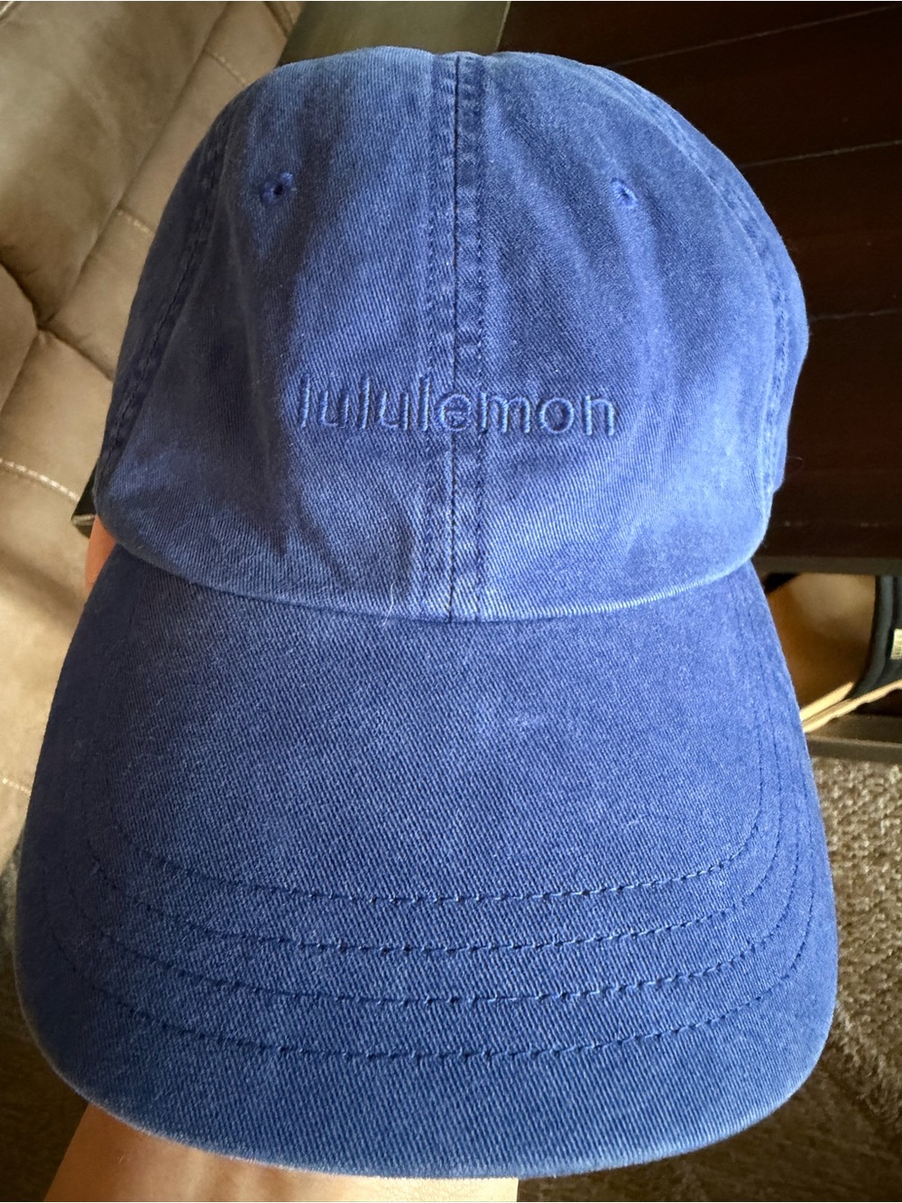 lululemon athletica Blue Embroidered Baseball Cap